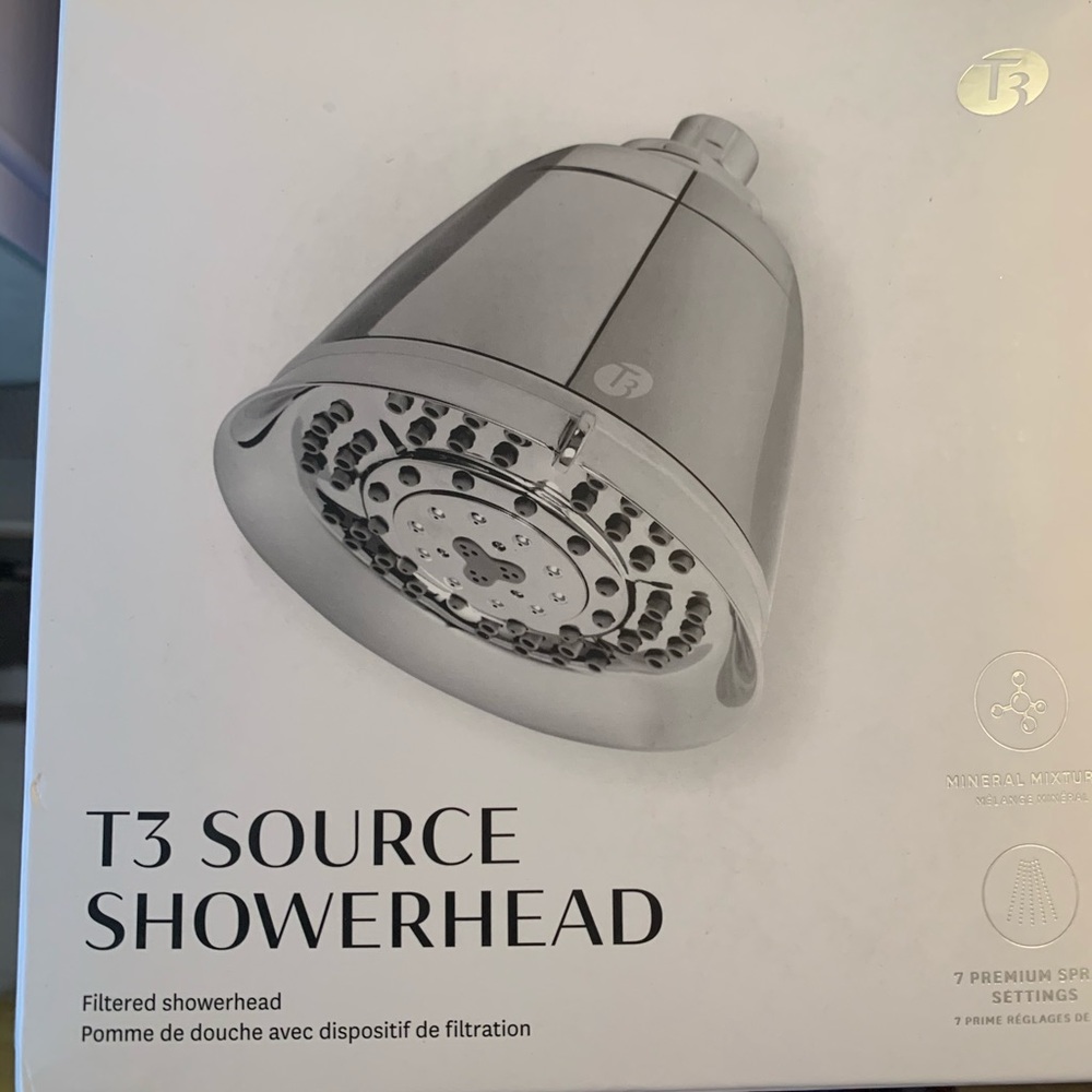 T3 shower filter and head